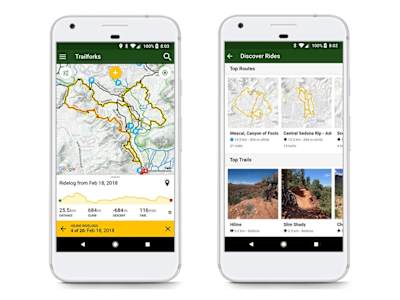 TrailForks cycling app