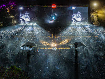 Tłumy na koncercie Freda again na Sziget Festival 2024