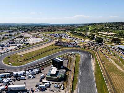 Drift Masters na torze pod Madrytem - widok z lotu ptaka