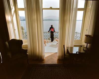 Looking out at Lago Maggiore