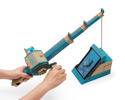 cardboard fishing pole Nintendo Labo news: What can you create with cardboard?