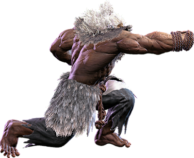 Akumas crouching Medium Punch