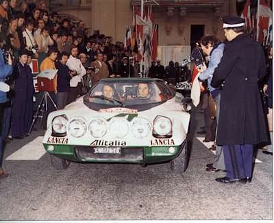 Sandro Munari, Lancia Stratos, Rallye Monte-Carlo 1975
