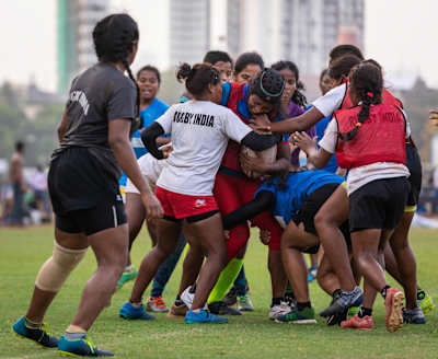 Sangeeta Das (centre) is one of the strongest players in the team