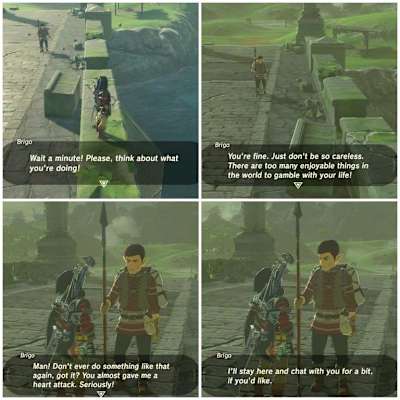 Die große Brücke über dem Hylia-See