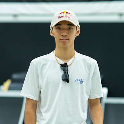 BMXライダー、中村輪夢。2002年2月9日生まれ、京都出身。