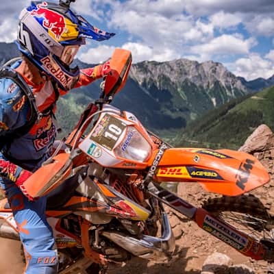 Action from the Erzbergrodeo Red Bull Hare Scramble