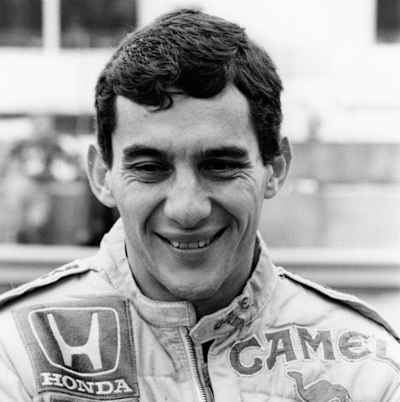 Ayrton in his Lotus days