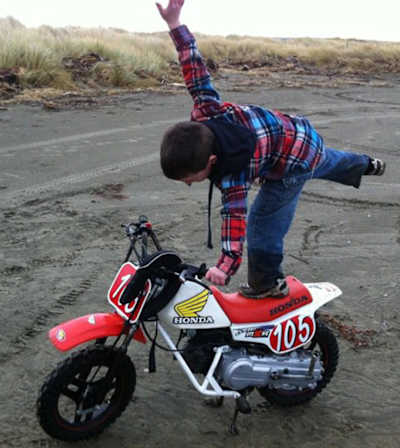 Cormac Buchan´s first bike - Honda QR50