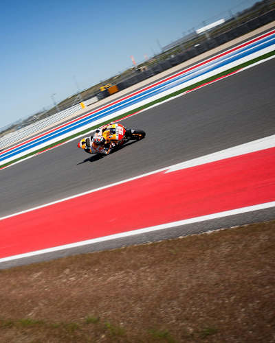 Marc Márquez testing at Circuit of the Americas