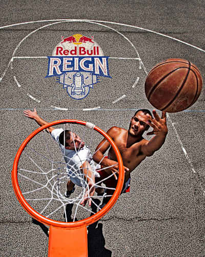 Logo for Red Bull Reign 3-on-3 Basketball Event