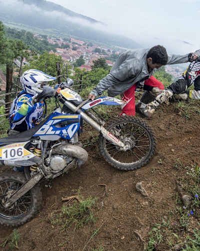 It’s tough-going in the Capathian Mountains