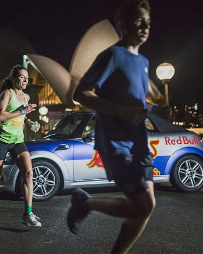 Runners during the sixth edition of the Wings for Life World Run