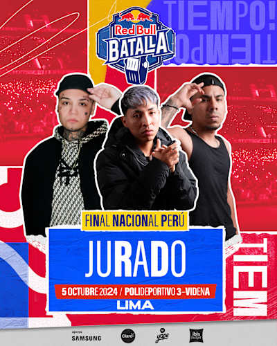 Jurado de la Final Nacional de Red Bull Batalla Perú 2024