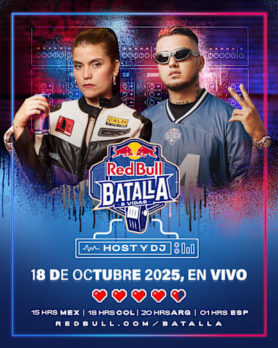 Host y DJ 5 Vidas Edición Campeones