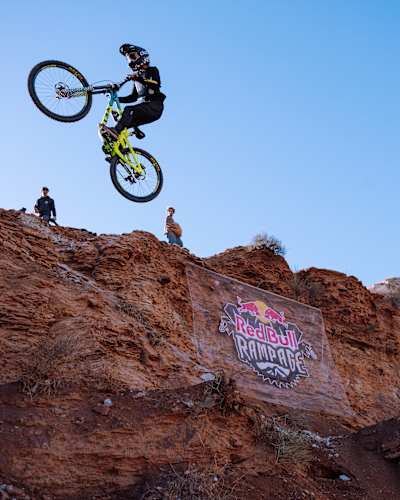 Robin Goomes is crowned the winner of the second women’s Red Bull Rampage