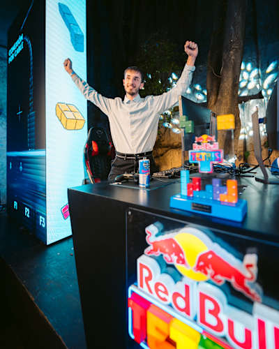 Genaro, ganador de Red Bull Tetris