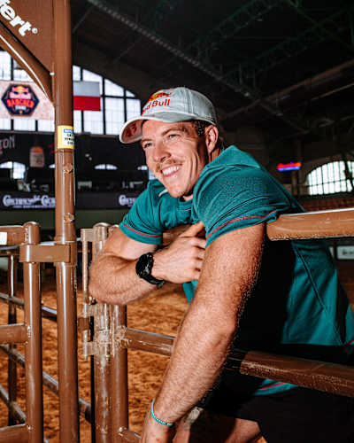 Noah Ohlsen preparing for Red Bull Rancher Strong