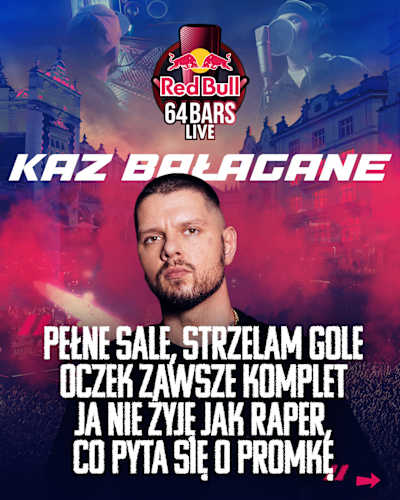 Kaz Bałagane w Red Bull 64 Bars Live