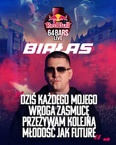 Białas w Red Bull 64 Bars Live