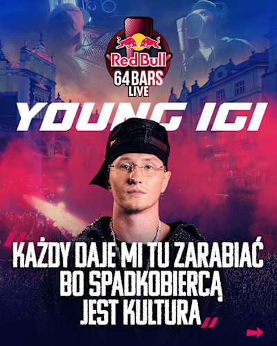 Young Igi w Red Bull 64 Bars Live