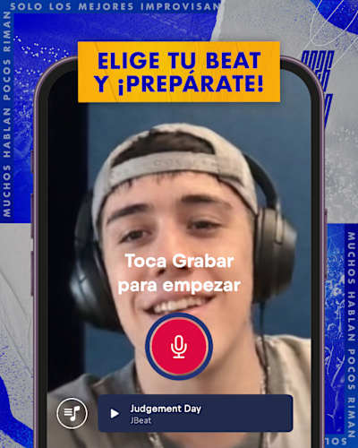 Elige tu beat app Red Bull Batalla