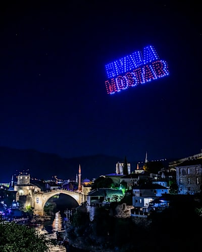 Mostar: Spektakularni dron show