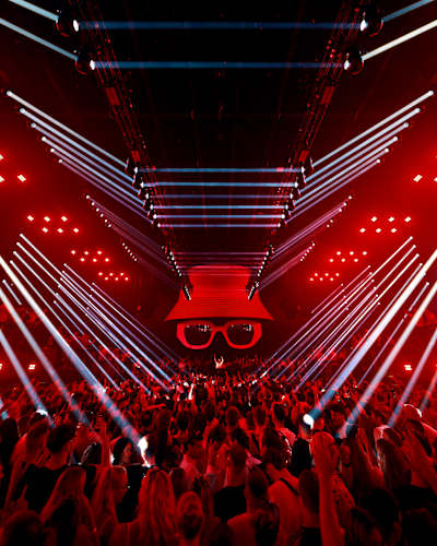 Australian DJ Fisher and his live show