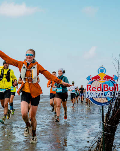 Participants during Red Bull Wattlauf in Cuxhaven, Germany on September 20, 2026.