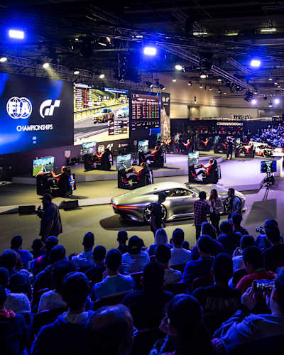 Gran Turismo pros in action.