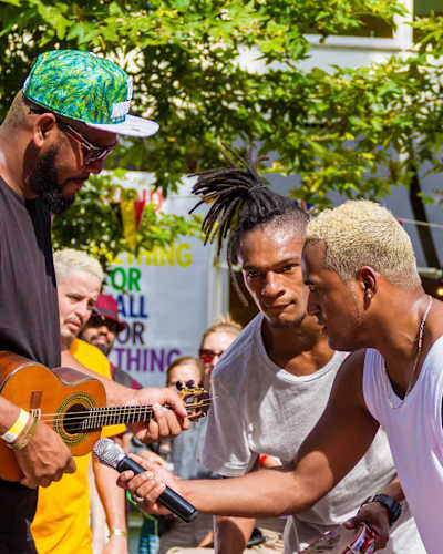 An image taken at The Notorious IBE festival in Heerlen, Holland.