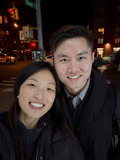 NeuroSense founders, Xuelong Mu and Hayoung Ahn