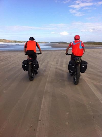 Tour pelo litoral de Santa Catarina com Fat Bike