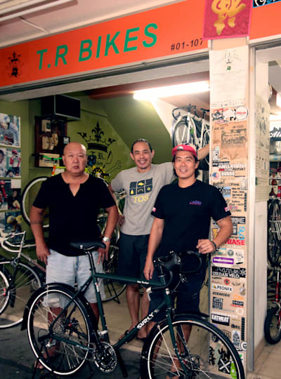 Tr Bikes Inside The Singapore Bike Shop
