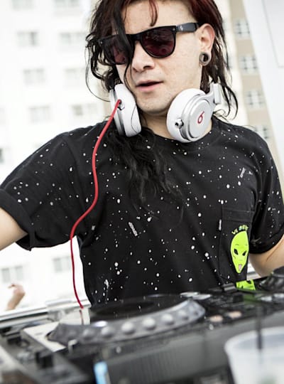 Skrillex at Red Bull Guest House Miami 2014