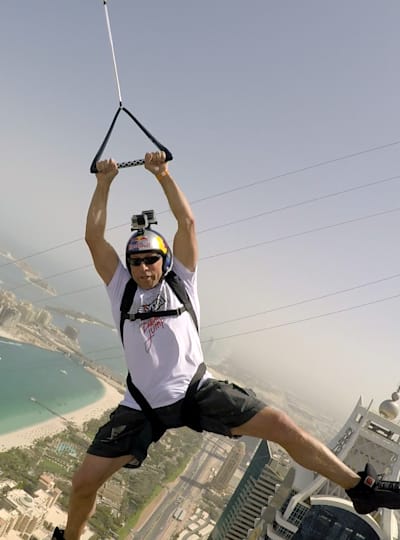 Base Jumping From The World S Highest Zipline In Dubai