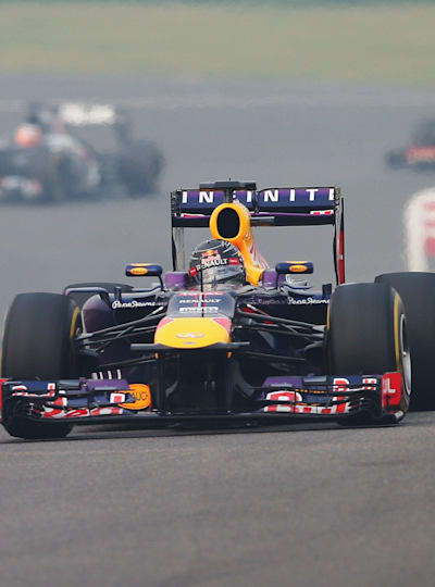 Sebastian Vettel in Indian Grand Prix