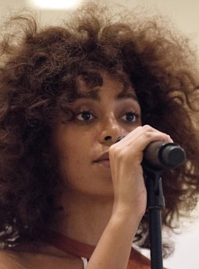Solange performs at Solange: An Ode To, part of Red Bull Music Academy Festival, at the Solomon R. Guggenheim Museum in New York.