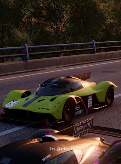 Screenshot aus dem Rennspiel GRID Legends zeigt ein Drift-Rennen