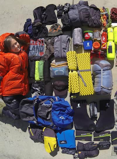 denali peak hike pack