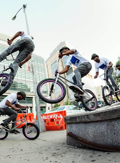 BMX en Nueva York: invierno, primavera, verano y otoño
