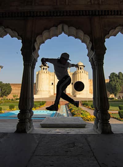 フリースタイルフットボールの妙技