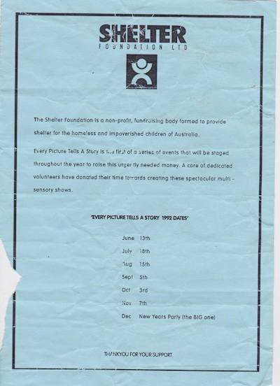 Every Picture Tells A Story, 1992 dates