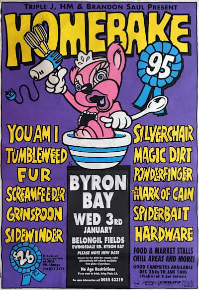 Homebake '95 poster