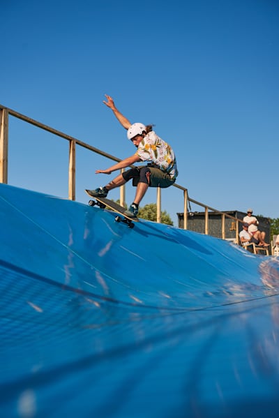 Surfing at the skatepark? 