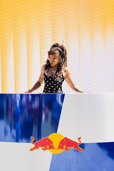 Ayanna Heaven performs at Red Bull Midsummer in Brooklyn, New York