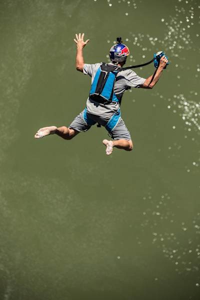 Miles completed the world record for most BASE jumps in 24 hours.