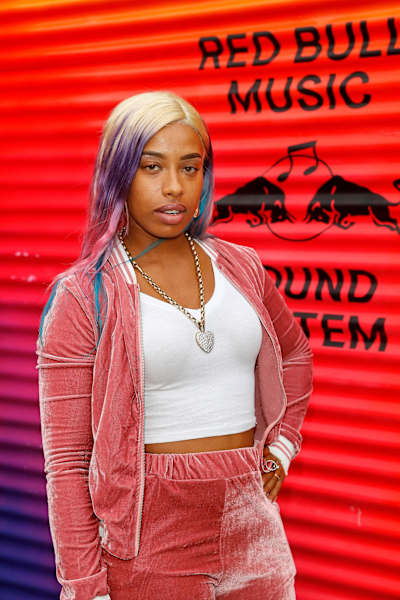 Trillary Banks backstage at Red Bull Music Sound System