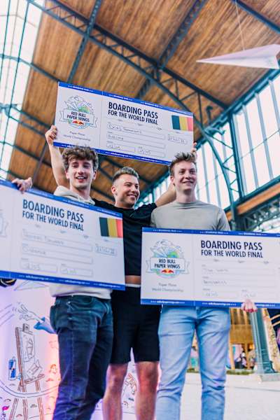 Winnaars Hannes Deweer, Dries Feremans en Tibo Wiels