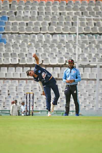 Smit Patel playing at Red Bull Campus Cricket